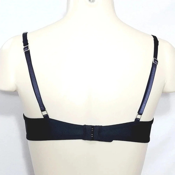 34D Felina 190013 Sabrina Sheer Lace Demi Underwire Bra Black NWT - Picture 3 of 12